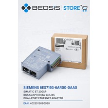 Siemens 6ES7193-6AR00-0AA0 Sımatıc Et 200SP Busadapter Ba 2XRJ45 Profınet