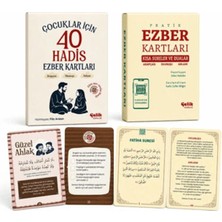 Esranın Dünyası Ezber Kartları Seti 1 - Çocuklar Için 40 Hadis 2 - Kısa Sureler ve Dualar