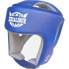 Excalibur Boks Kaskı Kafa Koruyucu Kask Amatör Müsabaka Modeli Mavi