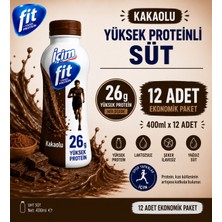 İçim Içim Fit Laktozsuz Kakaolu Yüksek Proteinli Süt 400ML x 12 Adet