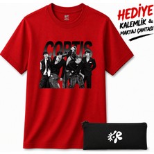 BarsDepo Cortıs Baskılı Tişört, Premıum Kalite Unisex Çocuk / Yetişkin (Kalemlık Hedıyelı)