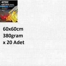 Bigpoint Artists' Tuval 60X60CM - 380GRAM x 20 Adet