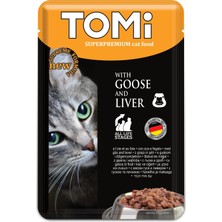 Esranın Dünyası Tomi Kedi Kaz & Ciğer Pouch Mama 100GR