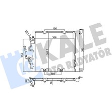 Esranın Dünyası Kale Klima Radyatörü Kondenser Kurutuculu Al/al Opel Zafira B A05, Astra H 1.3 Cdti 04 Kal 393600