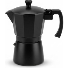 Esranın Dünyası Deconox Moka Pot 6 Fincanlık, 360 ml Alüminyum Espresso Demliği, Ocak Üstü Kahve Cezvesi, Kamp ve Ev Kullanımı, 10X14X20 Cm, Gümüş
