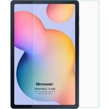 Esranın Dünyası Microsonic Samsung Galaxy Tab S6 Lite 10.4" P610 Tempered Glass Screen Protector [galaxy Tab S6 Lite P610 ile Uyumlu Kılıf - Şeffaf]