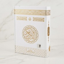 Medrese Kitabevi Hafız Boy Kur’an-I Kerim Makrepli Beyaz 14X20 cm