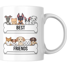 Esranın Dünyası Best Friends Baskılı Kupa Bardak Hediyelik Çay Kahve Kupası Coffee Mug