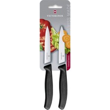 Esranın Dünyası Victorinox Mutfak Bıçağı Swiss Classic Bıçağı 1 Dalga Plus 1 Normal Siyah Blister Uzunluk: 10 Cm, 6.7793.B