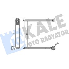 Esranın Dünyası Kale Kalorifer Radyatörü Volkswagen Golf Vıı, Passat, Skoda Octavia, Superb, Audi A3, Seat Leon 1.2, 1.4, 1.8 Tfsi, 1.6, 2.0 Tdi 12 Kal 346265