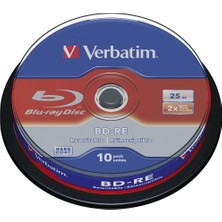 Esranın Dünyası Verbatım Bd-Re Sl 25GB 2x 10PK Spındle