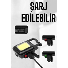 Erdo Ticaret Kamp Işığı Çok Fonksiyonlu Taşınabilir Anahtarlık Kapak Açma Manyetik Özelliği
