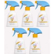 Sebamed Sun Care Bebek Güneş Losyonu Kremi Sprey 50+ 200ML Parfümsüz (Hassas Ciltler) (5 Li Set)