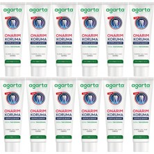 Agarta Doğal Tam Koruma Diş Macunu 90 ml Onarım & Koruma (12 Li Set)