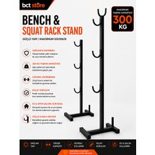 Bct Store Bench & Squat Rack Standı Bench Sehpa Arkası Bench Sehpa Taşıma Aparatı Ağırlık Koyma Aparatı