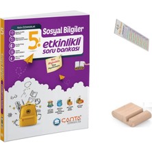 Çanta Yayınları 5.sınıf Sosyal Bilgiler Etkinlikli Soru Bankası Maarif Model 2027+ÇÖZÜM Ayracı+Telefon Tutucu