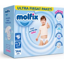 Molfix Bebek Bezi 7 Beden 20-30 kg Xx Large 144 Adet Ultra Aylık Fırsat Pk