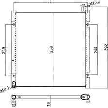 Esranın Dünyası Kale Klima Radyatörü Kondenser Kurutuculu Al/al Cıv Ic Vi-Hr-V 1.4ı-1.5ı-1.6ı-1.8-2.0ı TD16V 96-01 Kal 386700