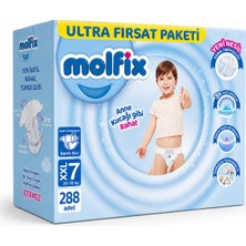 Molfix Bebek Bezi 7 Beden 20-30 kg Xx Large 288 Adet Ultra Ekstra Fırsat Pk