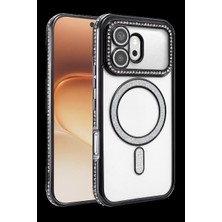 Royaleks Huawei Honor 600 Joke Simli Magneticsafe Kılıf - Siyah