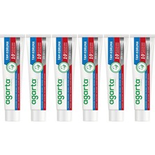 Agarta Doğal Tam Koruma Diş Macunu 75 ml Gün Boyu Koruma (6 Lı Set)