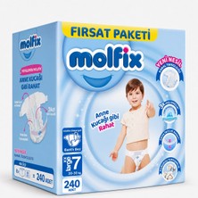 Molfix Bebek Bezi 7 Beden 20-30 kg Xx Large 240 Adet Dev Ekonomik Fırsat Pk