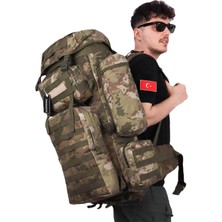 Esranın Dünyası Kordak 110 Lt Su Geçirmez Cordura Kamuflaj Askeri Çanta Dağcı Arazi Operasyon Çantası Tsk Kamuflaj, 110 Lt, ASKKRDK110CANTA, Tsk Kamuflaj, Üniseks-Yetişkin