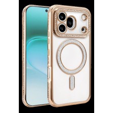 Royaleks Huawei Honor 600 Pro Joke Simli Magneticsafe Kılıf - Gold