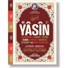 Medrese Kitabevi Çanta Boy Yasin Kitabı Karton Kapak 128 Sayfa