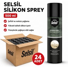 Selsil Arge Toptan Silikon Sprey 500 ml 24 Adet