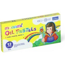 Monami  Oıl Yağlı Pastel Boya Karton Kutulu 12'li (12 Renk) - 2140007521