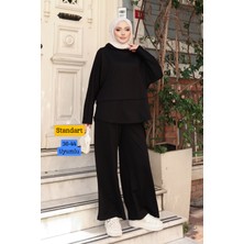 Balenbi Kadın Oversize Kesim Kapüşonlu Salaş Spor Oysh Modal Takım 1236