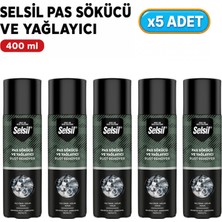 Selsil Arge Toptan Pas Sökücü ve Yağlayıcı Sprey 400 ml 5 Adet
