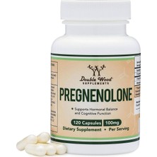 Double Wood Pregnenolone 100MG (1 Capsul 50MG) 120 Capsul 2 Aylık Tedarik . 39.
