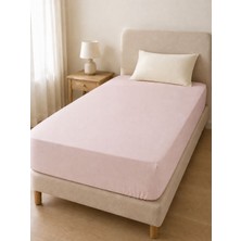 Suare Concept Düz Pamuklu Tek Kişilik Çarşaf 100X200 + 20 cm