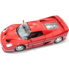 PopŞeker 1:24 Ferrari F50 Diecast Model Araba - Kırmızı | Açılır Kapılı Metal  Araç