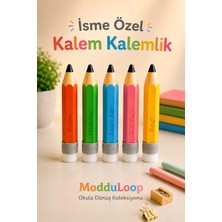 Isme Özel Kalem Kalemlik – Kişiye Özel Isimli 3D Kalemlik, Okula Dönüş Masaüstü Düzenleyici