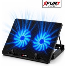 Fury Laptop Soğutucu Çift Fanlı Ayarlanabilir Dizüstü Bilgisayar Soğutma Fanı