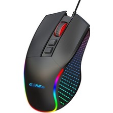 Aydogan's Claw's Crossfire V1 12800 Dpi Full Wide Rgb Özel Abs Doku & Claw's Reflex Örgü Kablolu Gaming Mou