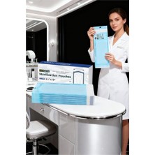 Modacar Sterilizasyon Poşeti 600 Adet - Otoklav Kendinden Yapışkanlı Medikal Poşet 9X26 cm