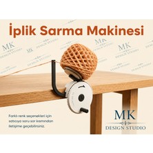 MK Design Manuel Iplik Sarma Makinesi Masa Tipi Yumak Sarıcı 3D Baskı – Iplik Dahil Değildir