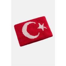 Zero Land Spt-Gld Ay Yıldız Beyaz Havlu Bileklik Kırmızı