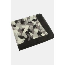 Zero Land Spt-Gld Asker Desenli Bandana 50X50 Gri