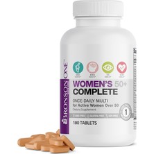 Bronson One Daily Women 50+ Complete Multivitamin Multimineral 22 In 1 - 180 Tablets