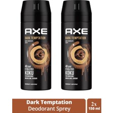 Dolozena 2 Adet Axe Dark Temptatıon Bay Parfüm Kofre 150 ml