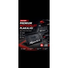 Ranart Tasarım Motosiklet Plakalığı Premium Asimetrik Tasarım