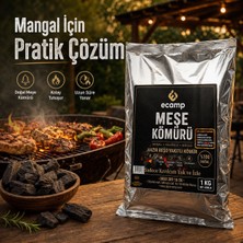 Ecamp 100% Doğal Tek Kibritle Tutuşan Meşe Kömürü 1 kg