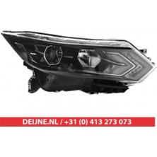 Tyc Nissan Qashqai (2017 Yılında Çıkan Kasa) Ön Far Elektrikli Motorlu Ledli Halojen Sağ (Oem No: 26010HV00B)