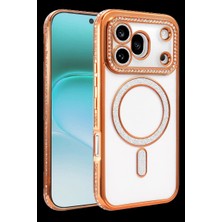 Royaleks Huawei Honor 600 Pro Joke Simli Magneticsafe Kılıf - Turuncu