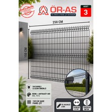 Ör-As Tel Örgü Bahçe Teli Panel Çit 150 cm x 250 cm = 3 - Adet